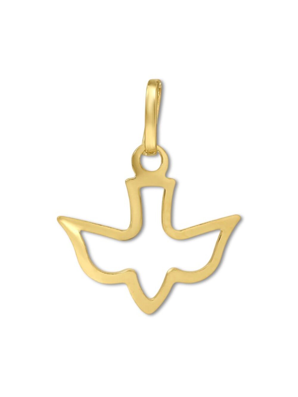 14K Solid Gold Holy Spirit Charm | Everyday Faith Jewelry By Tehrani Jewelry